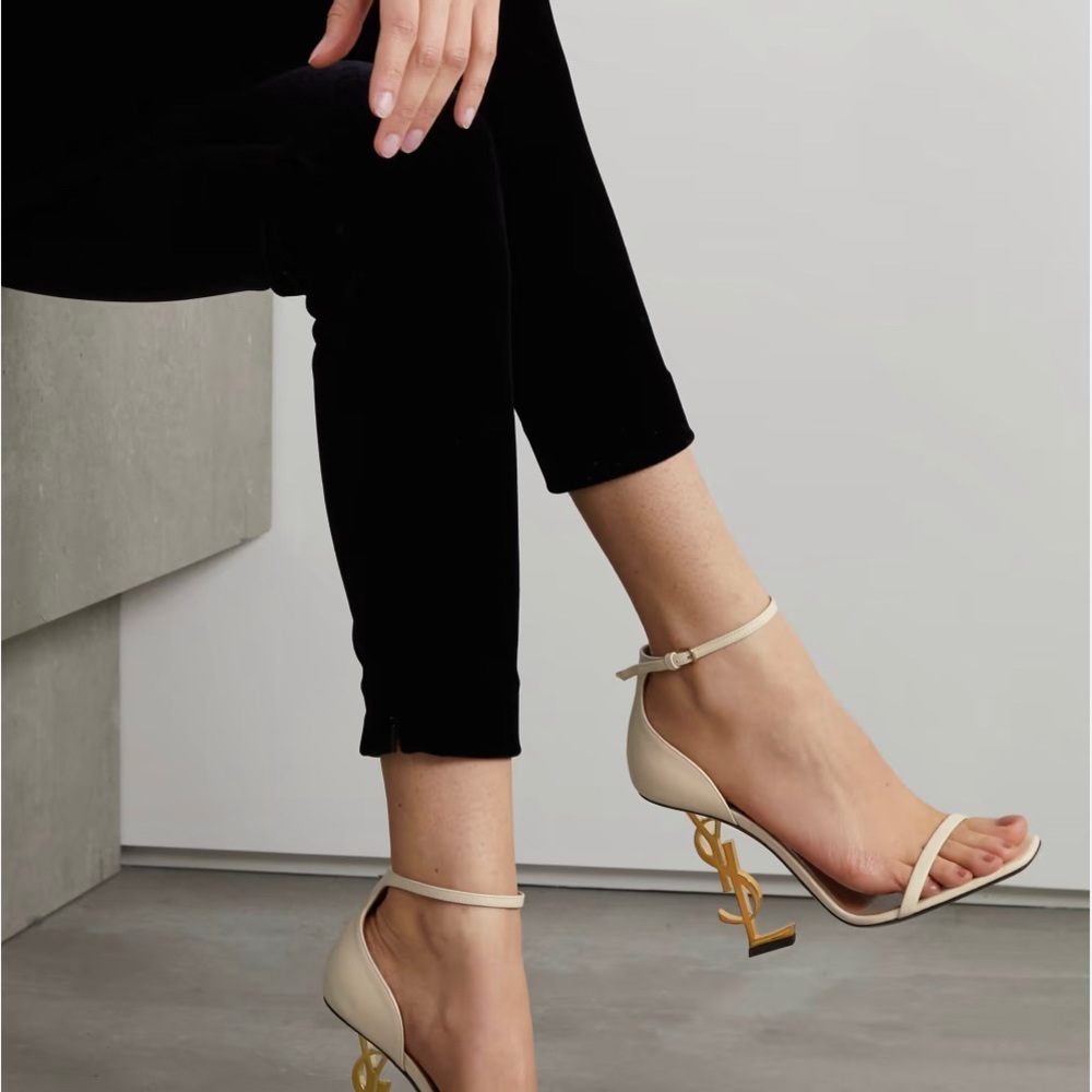 Ives Saint Laurent Opyum high heels sandals US 7.5